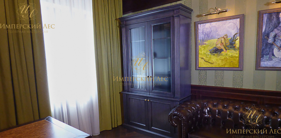 Кабинет из бука с переговорным столом - фото 3