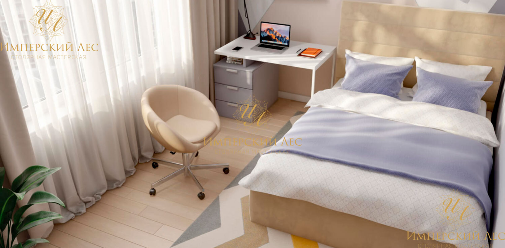 Дизайнерская кровать IW Uno для детской комнаты
