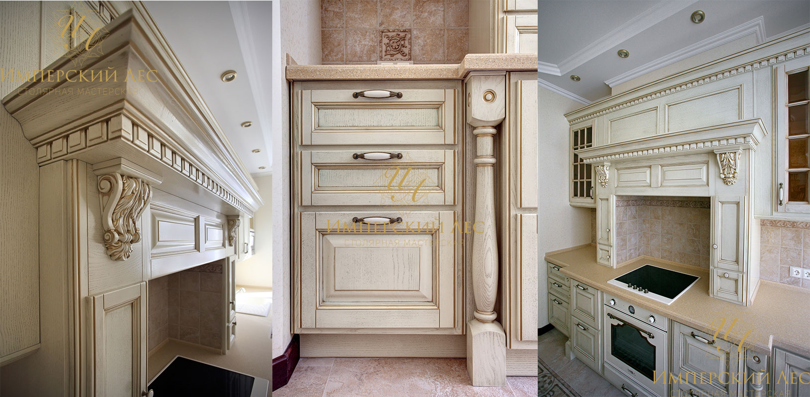 Кухня из массива дуба в классическом стиле Кухня из массива дуба в классическом стиле