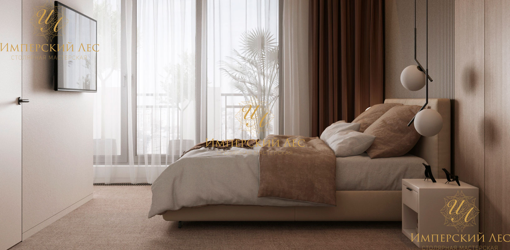 Дизайнерская кровать IW-Elegiya