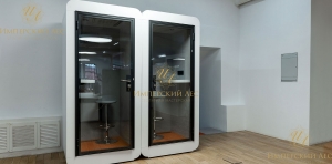 Акустическая звукоизоляционная кабина одноместная Акустическая звукоизоляционная кабина одноместная