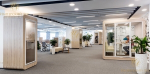 Одномесная акустическая кабина с повышенным уровнем звукоизоляции Одномесная акустическая кабина с повышенным уровнем звукоизоляции