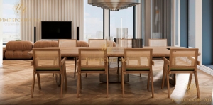 Стол из массива дуба IW-Oak-2