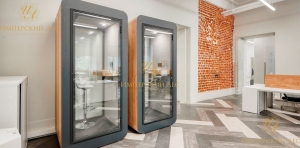 Одномесная акустическая кабина из МДФ Одномесная акустическая кабина из МДФ